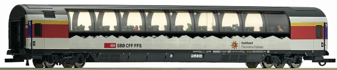 Panorama car of Gotthard Panorama Express<br /><a href='images/pictures/Roco/Roco-74400.jpg' target='_blank'>Full size image</a>